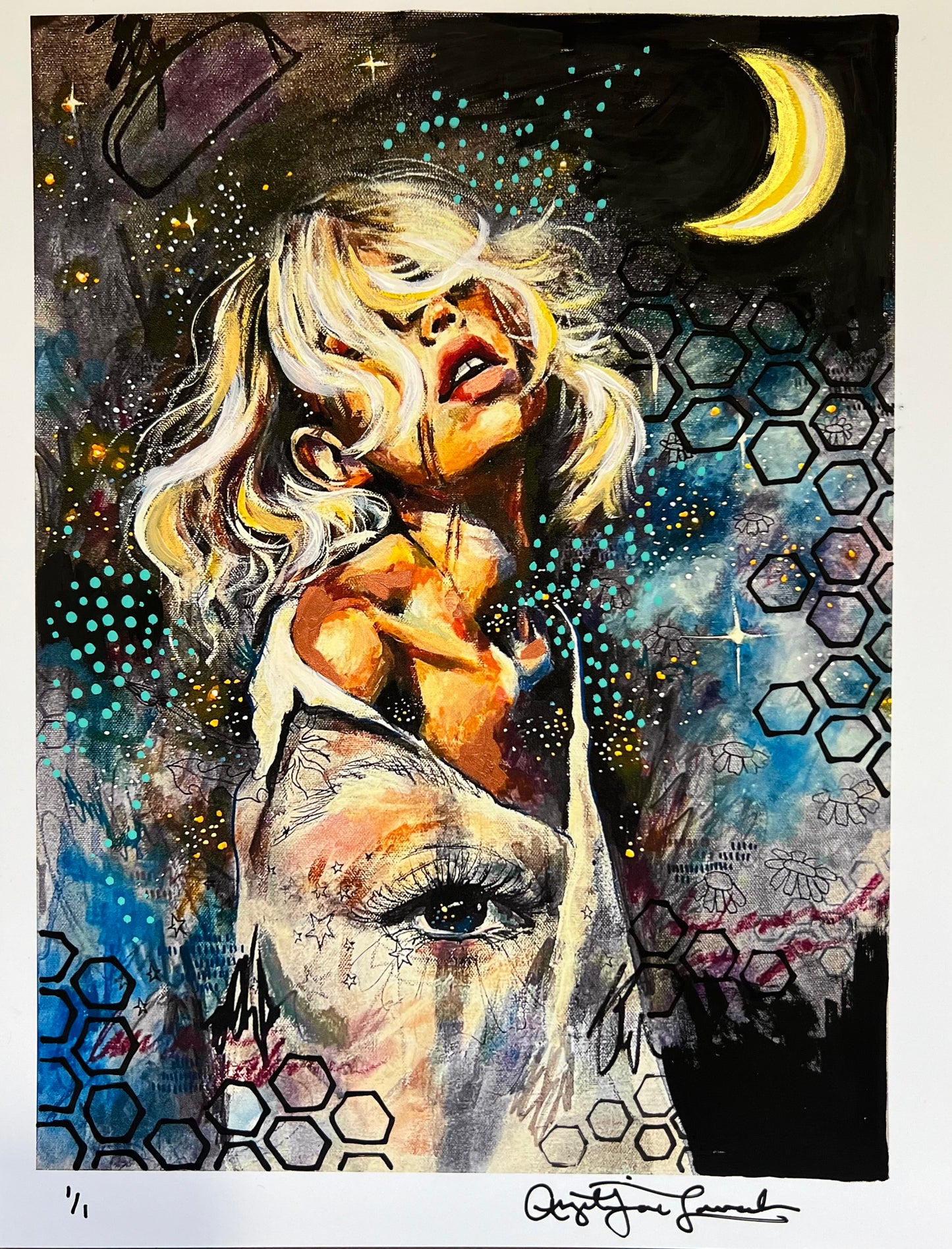 Written In The Stars Hand Embellished Prints