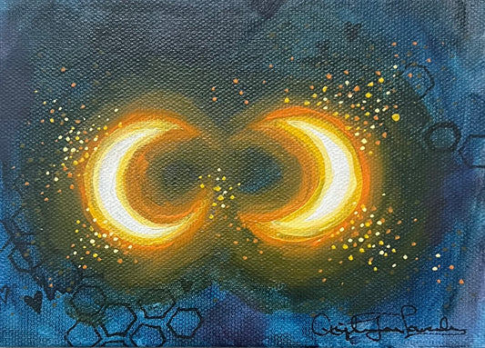 Mini Moon Paintings