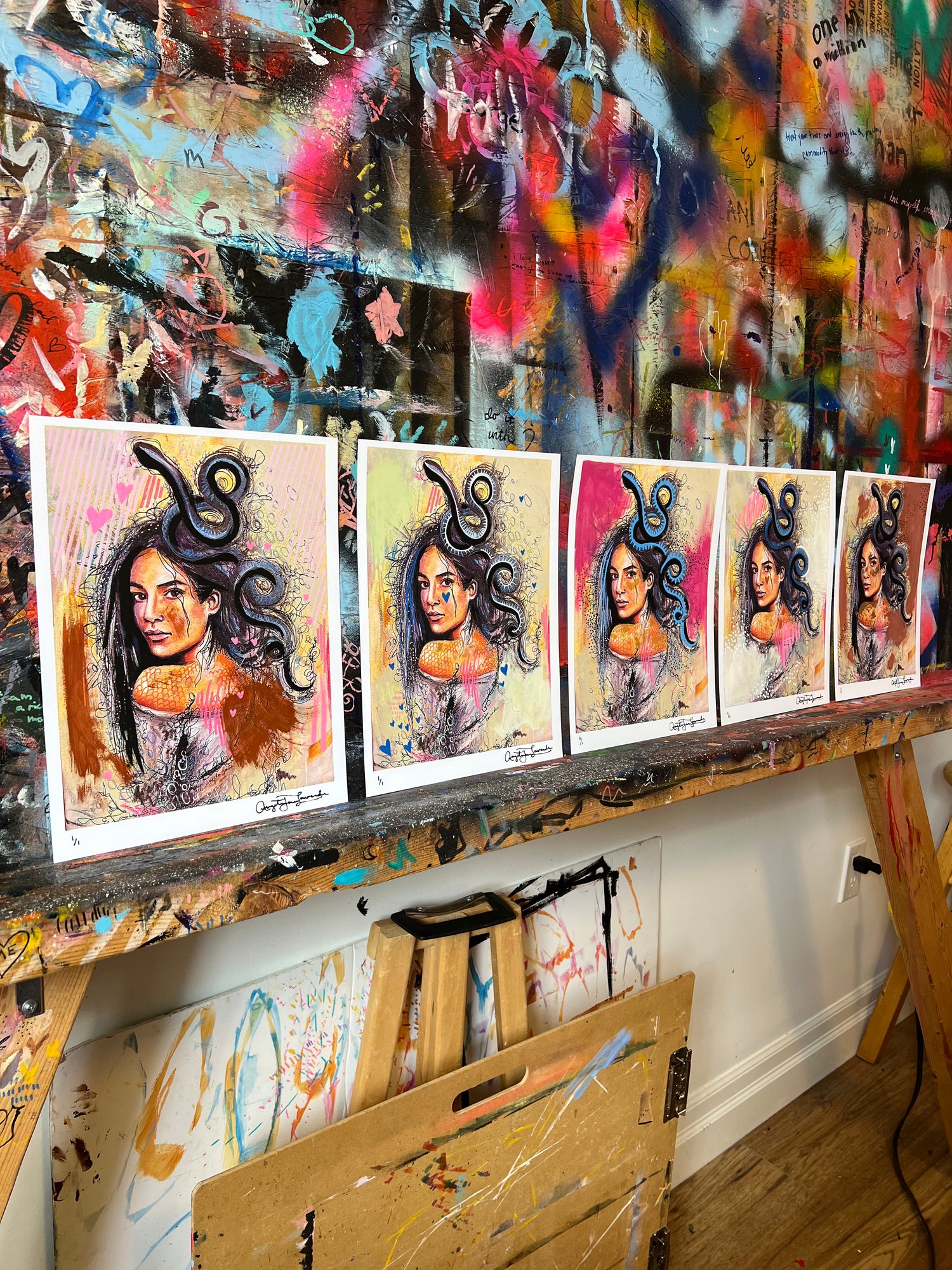 Hand Embellished Prints