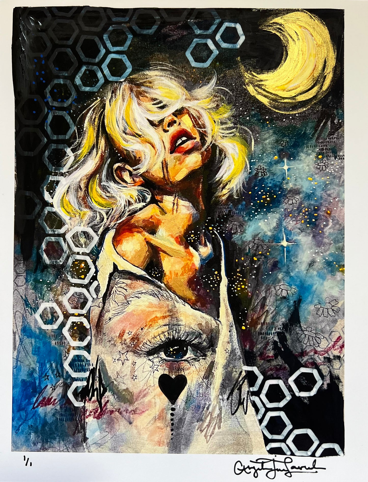 Written In The Stars Hand Embellished Prints